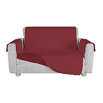 MB Home Basic Bordeaux Sofföverdrag - 2-sits - Halkfri, Polstret MB Home Basic Bordeaux Sofföverdrag - 2-sits - Halkfri, Polstret