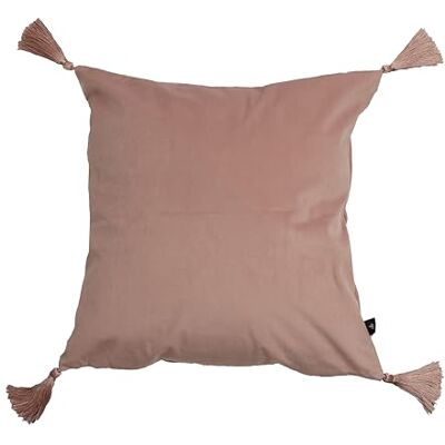 Chic Home sammet kuddfodral CRISTIANO 45 x 45 cm puderrosa Chic Home sammet kuddfodral CRISTIANO 45 x 45 cm puderrosa