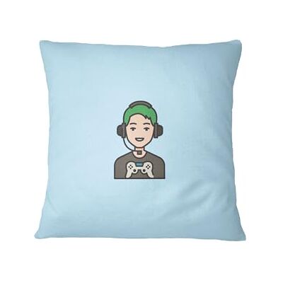 Bona Basics , Dekorativt kuddfodral, Dekorativt örngott, Heminredning, för Soffa, Kafé, Storlek: 45X45 Cm, Färg: Ljusblå Bona Basics , Dekorativt kuddfodral, Dekorativt örngott, Heminredning, för Soffa, Kafé, Storlek: 45X45 Cm, Färg: Ljusblå