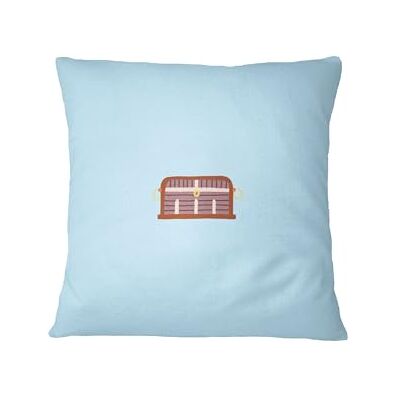 Bona Basics , Dekorativa prydnadskuddöverdrag, dekorativ kudde, heminredning för soffa, cafeteria, storlek: 45 x 45 cm, färg: ljusblå Bona Basics , Dekorativa prydnadskuddöverdrag, dekorativ kudde, heminredning för soffa, cafeteria, storlek: 45 x 45 cm, färg: ljusblå