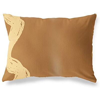 Bonamaison dekorativt kuddöverdrag bruna toner, kuddöverdrag för prydnadskudde, heminredning kuddfodral för vardagsrum, soffa, sovrum, storlek: 35 x 50 cm – designad och tillverkad i Turkiet Bonamaison dekorativt kuddöverdrag bruna toner, kuddöverdrag för prydnadskudde, heminredning kuddfodral för vardagsrum, soffa, sovrum, storlek: 35 x 50 cm – designad och tillverkad i Turkiet