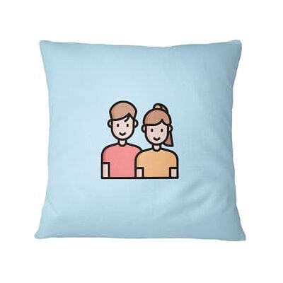 Bona Basics , Dekorativa prydnadskuddöverdrag, dekorativ kudde, heminredning för soffa, cafeteria, storlek: 45 x 45 cm, färg: ljusblå Bona Basics , Dekorativa prydnadskuddöverdrag, dekorativ kudde, heminredning för soffa, cafeteria, storlek: 45 x 45 cm, färg: ljusblå