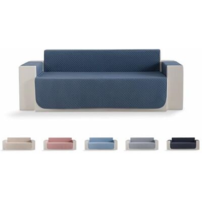Todocama – Sofföverdrag, sits, sofföverdrag i romben, andas, lätt att rengöra, (gråblå, 3-sits soffa) Todocama – Sofföverdrag, sits, sofföverdrag i romben, andas, lätt att rengöra, (gråblå, 3-sits soffa)