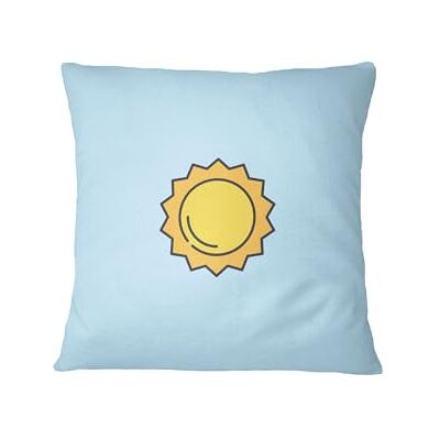 Bona Basics , Dekorativt kuddfodral, Dekorativt örngott, Heminredning, för Soffa, Kafé, Storlek: 45X45 Cm, Färg: Ljusblå Bona Basics , Dekorativt kuddfodral, Dekorativt örngott, Heminredning, för Soffa, Kafé, Storlek: 45X45 Cm, Färg: Ljusblå