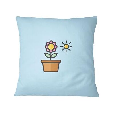 Bona Basics , Dekorativt kuddfodral, Dekorativt örngott, Heminredning, för Soffa, Kafé, Storlek: 45X45 Cm, Färg: Ljusblå Bona Basics , Dekorativt kuddfodral, Dekorativt örngott, Heminredning, för Soffa, Kafé, Storlek: 45X45 Cm, Färg: Ljusblå