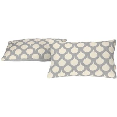 Alexandra House Living Kuddfodral Astun grå pärla 30 x 50 cm 30 x 1 x 50 cm 2 st Alexandra House Living Kuddfodral Astun grå pärla 30 x 50 cm 30 x 1 x 50 cm 2 st