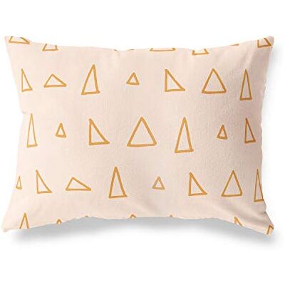 Bonamaison dekorativt kuddöverdrag, orange-Off vit prydnadskudde, heminredning örngott för vardagsrum, soffa, sovrum, storlek: 45 x 60 cm designad och tillverkad i Turkiet Bonamaison dekorativt kuddöverdrag, orange-Off vit prydnadskudde, heminredning örngott för vardagsrum, soffa, sovrum, storlek: 45 x 60 cm designad och tillverkad i Turkiet