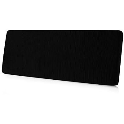 CHUN YI Stretch soffa sits kuddfodral, anpassad soffa soffa kuddfodral möbelskydd, rutig jacquard spandextyg (Loveseat, svart) CHUN YI Stretch soffa sits kuddfodral, anpassad soffa soffa kuddfodral möbelskydd, rutig jacquard spandextyg (Loveseat, svart)