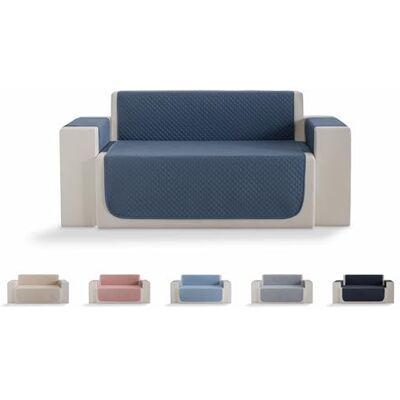 Todocama – Sofföverdrag, sits, sofföverdrag i romben, andas, lätt att rengöra, (gråblå, 2-sits soffa) Todocama – Sofföverdrag, sits, sofföverdrag i romben, andas, lätt att rengöra, (gråblå, 2-sits soffa)