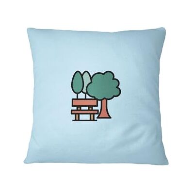 Bona Basics , Dekorativa prydnadskuddöverdrag, dekorativ kudde, heminredning för soffa, cafeteria, storlek: 45 x 45 cm, färg: ljusblå Bona Basics , Dekorativa prydnadskuddöverdrag, dekorativ kudde, heminredning för soffa, cafeteria, storlek: 45 x 45 cm, färg: ljusblå