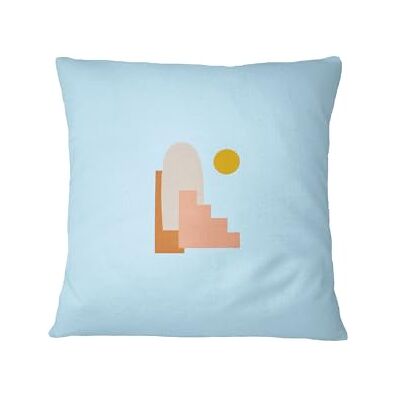 Bona Basics , Dekorativa prydnadskuddöverdrag, dekorativ kudde, heminredning för soffa, cafeteria, storlek: 45 x 45 cm, färg: ljusblå Bona Basics , Dekorativa prydnadskuddöverdrag, dekorativ kudde, heminredning för soffa, cafeteria, storlek: 45 x 45 cm, färg: ljusblå