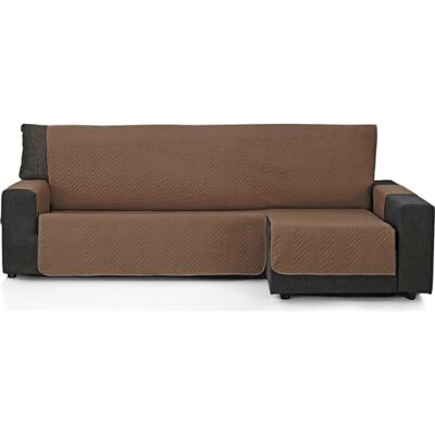 ECOMMERC3 Överdrag för soffa schäslong 200 cm validerat för schäslong lång höger och vänster arm justerbart sofföverdrag schäslong brun ECOMMERC3 Överdrag för soffa schäslong 200 cm validerat för schäslong lång höger och vänster arm justerbart sofföverdrag schäslong brun