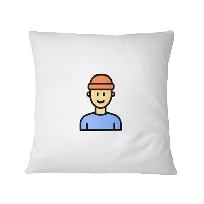 Bona Basics , Dekorativt kuddfodral, Dekorativt örngott, Heminredning, för Soffa, Kafé, Storlek: 45X45 Cm, Färg: Vit Bona Basics , Dekorativt kuddfodral, Dekorativt örngott, Heminredning, för Soffa, Kafé, Storlek: 45X45 Cm, Färg: Vit