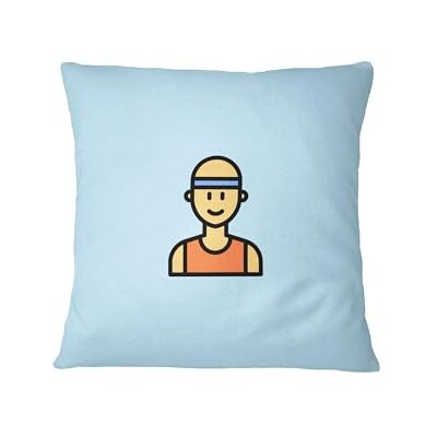 Bona Basics , Dekorativt kuddfodral, Dekorativt örngott, Heminredning, för Soffa, Kafé, Storlek: 45X45 Cm, Färg: Ljusblå Bona Basics , Dekorativt kuddfodral, Dekorativt örngott, Heminredning, för Soffa, Kafé, Storlek: 45X45 Cm, Färg: Ljusblå