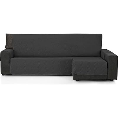 ECOMMERC3 Överdrag för soffa schäslong 200 cm validerat för schäslong lång höger och vänster arm justerbart sofföverdrag schäslong svart ECOMMERC3 Överdrag för soffa schäslong 200 cm validerat för schäslong lång höger och vänster arm justerbart sofföverdrag schäslong svart