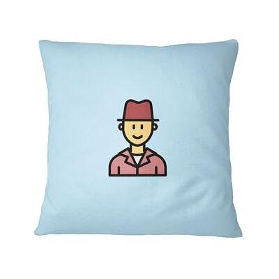 Bona Basics , Dekorativa prydnadskuddöverdrag, dekorativ kudde, heminredning för soffa, cafeteria, storlek: 45 x 45 cm, färg: ljusblå Bona Basics , Dekorativa prydnadskuddöverdrag, dekorativ kudde, heminredning för soffa, cafeteria, storlek: 45 x 45 cm, färg: ljusblå