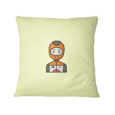 Bona Basics , Dekorativt kuddfodral heminredning soffa cafeteria storlek: 45 x 45 cm, färg: ljusgul Bona Basics , Dekorativt kuddfodral heminredning soffa cafeteria storlek: 45 x 45 cm, färg: ljusgul
