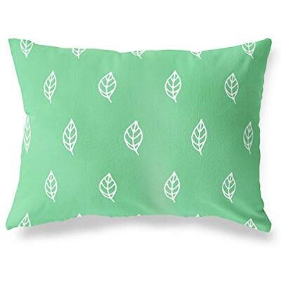 Bonamaison dekorativt kuddöverdrag, bensin grön-vit prydnadskuddöverdrag, heminredning örngott för vardagsrum, soffa, sovrum, storlek: 45 x 60 cm designad och tillverkad i Turkiet Bonamaison dekorativt kuddöverdrag, bensin grön-vit prydnadskuddöverdrag, heminredning örngott för vardagsrum, soffa, sovrum, storlek: 45 x 60 cm designad och tillverkad i Turkiet
