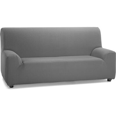ECOMMERC3 Stretchigt och extra mjukt sofföverdrag för 3-sits soffa 100% grått justerbart sofföverdrag tillverkat i Spanien ECOMMERC3 Stretchigt och extra mjukt sofföverdrag för 3-sits soffa 100% grått justerbart sofföverdrag tillverkat i Spanien