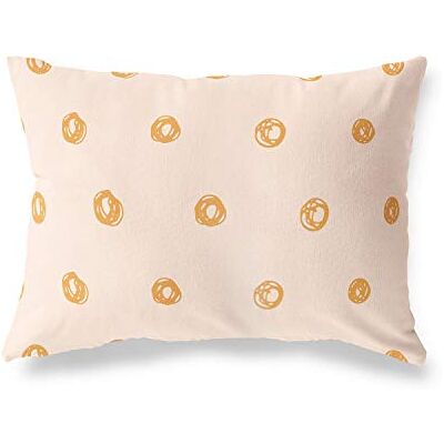 Bonamaison dekorativt kuddöverdrag orange och vitt, prydnadskuddöverdrag, heminredning örngott för vardagsrum, soffa, sovrum, storlek: 35 x 50 cm designad och tillverkad i Turkiet Bonamaison dekorativt kuddöverdrag orange och vitt, prydnadskuddöverdrag, heminredning örngott för vardagsrum, soffa, sovrum, storlek: 35 x 50 cm designad och tillverkad i Turkiet
