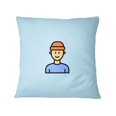 Bona Basics , Dekorativa prydnadskuddöverdrag, dekorativ kudde, heminredning för soffa, cafeteria, storlek: 45 x 45 cm, färg: ljusblå Bona Basics , Dekorativa prydnadskuddöverdrag, dekorativ kudde, heminredning för soffa, cafeteria, storlek: 45 x 45 cm, färg: ljusblå