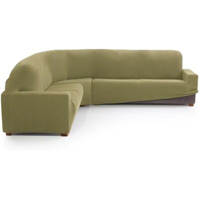 MAXIFUNDAS FUNDAS DE SOFA & CHAISE LONGUE . Sofföverdrag Rinconera Relive Pistage Color Superstretchigt överdrag för hörnsoffa. MAXIFUNDAS FUNDAS DE SOFA & CHAISE LONGUE . Sofföverdrag Rinconera Relive Pistage Color Superstretchigt överdrag för hörnsoffa.