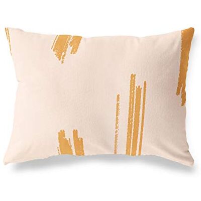 Bonamaison dekorativt kuddöverdrag orange och vitt, prydnadskuddöverdrag, heminredning örngott för vardagsrum, soffa, sovrum, storlek: 35 x 50 cm designad och tillverkad i Turkiet Bonamaison dekorativt kuddöverdrag orange och vitt, prydnadskuddöverdrag, heminredning örngott för vardagsrum, soffa, sovrum, storlek: 35 x 50 cm designad och tillverkad i Turkiet