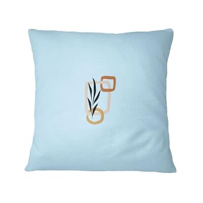 Bona Basics , Dekorativt kuddfodral, Dekorativt örngott, Heminredning, för Soffa, Kafé, Storlek: 45X45 Cm, Färg: Ljusblå Bona Basics , Dekorativt kuddfodral, Dekorativt örngott, Heminredning, för Soffa, Kafé, Storlek: 45X45 Cm, Färg: Ljusblå
