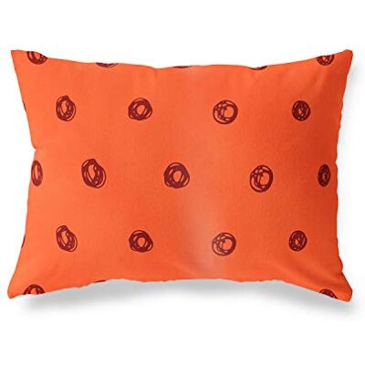 Bonamaison dekorativt kuddöverdrag orange & bordeux, prydnadskuddöverdrag, heminredning örngott för vardagsrum, soffa, sovrum, storlek: 35 x 50 cm – designad och tillverkad i Turkiet Bonamaison dekorativt kuddöverdrag orange & bordeux, prydnadskuddöverdrag, heminredning örngott för vardagsrum, soffa, sovrum, storlek: 35 x 50 cm – designad och tillverkad i Turkiet