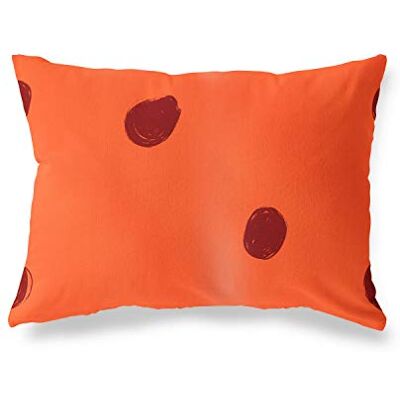 Bonamaison dekorativt kuddöverdrag orange & bordeux, prydnadskuddöverdrag, heminredning örngott för vardagsrum, soffa, sovrum, storlek: 35 x 50 cm – designad och tillverkad i Turkiet Bonamaison dekorativt kuddöverdrag orange & bordeux, prydnadskuddöverdrag, heminredning örngott för vardagsrum, soffa, sovrum, storlek: 35 x 50 cm – designad och tillverkad i Turkiet