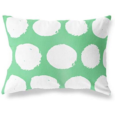 Bonamaison dekorativt kuddöverdrag, bensin grön-vit prydnadskuddöverdrag, heminredning örngott för vardagsrum, soffa, sovrum, storlek: 45 x 60 cm designad och tillverkad i Turkiet Bonamaison dekorativt kuddöverdrag, bensin grön-vit prydnadskuddöverdrag, heminredning örngott för vardagsrum, soffa, sovrum, storlek: 45 x 60 cm designad och tillverkad i Turkiet