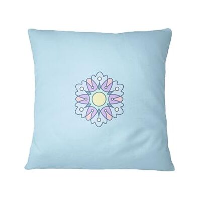 Bona Basics , Dekorativt kuddfodral, Dekorativt örngott, Heminredning, för Soffa, Kafé, Storlek: 45X45 Cm, Färg: Ljusblå Bona Basics , Dekorativt kuddfodral, Dekorativt örngott, Heminredning, för Soffa, Kafé, Storlek: 45X45 Cm, Färg: Ljusblå