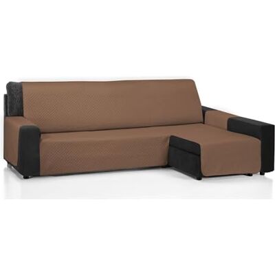ECOMMERC3 Överdrag för soffa schäslong 280 cm validerat för schäslong lång höger och vänster arm justerbart sofföverdrag schäslong brun ECOMMERC3 Överdrag för soffa schäslong 280 cm validerat för schäslong lång höger och vänster arm justerbart sofföverdrag schäslong brun