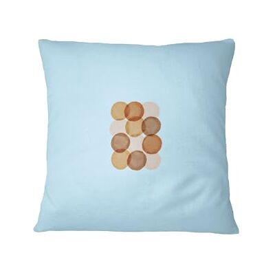 Bona Basics , Dekorativt kuddfodral, Dekorativt örngott, Heminredning, för Soffa, Kafé, Storlek: 45X45 Cm, Färg: Ljusblå Bona Basics , Dekorativt kuddfodral, Dekorativt örngott, Heminredning, för Soffa, Kafé, Storlek: 45X45 Cm, Färg: Ljusblå