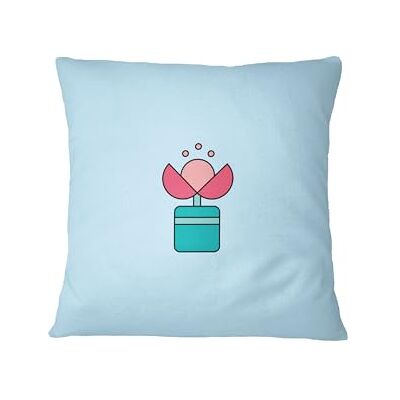 Bona Basics , Dekorativa prydnadskuddöverdrag, dekorativ kudde, heminredning för soffa, cafeteria, storlek: 45 x 45 cm, färg: ljusblå Bona Basics , Dekorativa prydnadskuddöverdrag, dekorativ kudde, heminredning för soffa, cafeteria, storlek: 45 x 45 cm, färg: ljusblå