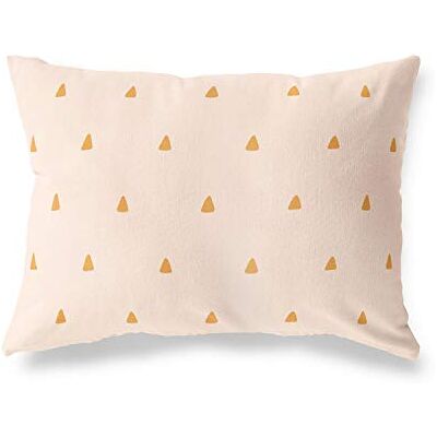 Bonamaison dekorativt kuddöverdrag, orange-Off vit prydnadskudde, heminredning örngott för vardagsrum, soffa, sovrum, storlek: 45 x 60 cm designad och tillverkad i Turkiet Bonamaison dekorativt kuddöverdrag, orange-Off vit prydnadskudde, heminredning örngott för vardagsrum, soffa, sovrum, storlek: 45 x 60 cm designad och tillverkad i Turkiet