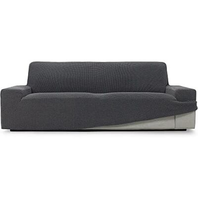 ECOMMERC3 Sofföverdrag 2-sits storlek 140-180 cm soffa effekt ny sofföverdrag mörkgrå enkel installation passform ECOMMERC3 Sofföverdrag 2-sits storlek 140-180 cm soffa effekt ny sofföverdrag mörkgrå enkel installation passform