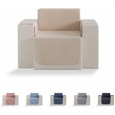 Todocama – Sofföverdrag, sits, sofföverdrag i romben, andas, lätt att rengöra, (Beig sand, 1-sits soffa) Todocama – Sofföverdrag, sits, sofföverdrag i romben, andas, lätt att rengöra, (Beig sand, 1-sits soffa)