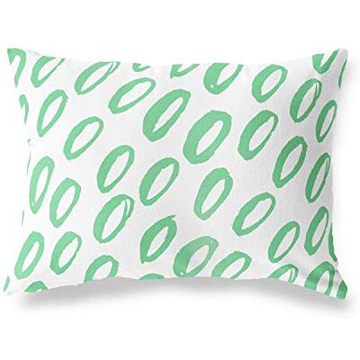 Bonamaison dekorativt kuddöverdrag, bensin grön-vit prydnadskuddöverdrag, heminredning örngott för vardagsrum, soffa, sovrum, storlek: 45 x 60 cm designad och tillverkad i Turkiet Bonamaison dekorativt kuddöverdrag, bensin grön-vit prydnadskuddöverdrag, heminredning örngott för vardagsrum, soffa, sovrum, storlek: 45 x 60 cm designad och tillverkad i Turkiet