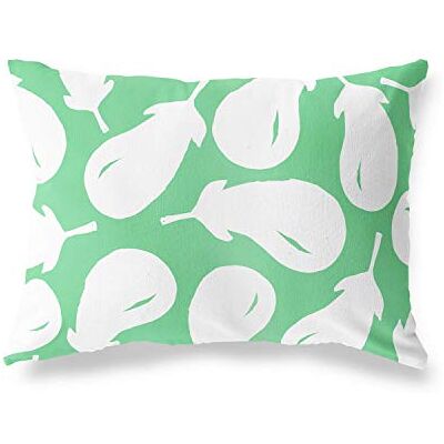 Bonamaison dekorativt kuddöverdrag, bensin grön-vit prydnadskuddöverdrag, heminredning örngott för vardagsrum, soffa, sovrum, storlek: 45 x 60 cm designad och tillverkad i Turkiet Bonamaison dekorativt kuddöverdrag, bensin grön-vit prydnadskuddöverdrag, heminredning örngott för vardagsrum, soffa, sovrum, storlek: 45 x 60 cm designad och tillverkad i Turkiet
