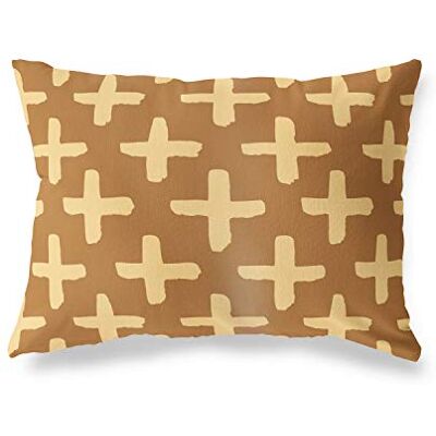 Bonamaison dekorativt kuddöverdrag bruna toner, kuddöverdrag för prydnadskudde, heminredning kuddfodral för vardagsrum, soffa, sovrum, storlek: 35 x 50 cm – designad och tillverkad i Turkiet Bonamaison dekorativt kuddöverdrag bruna toner, kuddöverdrag för prydnadskudde, heminredning kuddfodral för vardagsrum, soffa, sovrum, storlek: 35 x 50 cm – designad och tillverkad i Turkiet