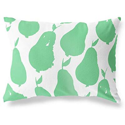 Bonamaison dekorativt kuddöverdrag, bensin grön-vit prydnadskuddöverdrag, heminredning örngott för vardagsrum, soffa, sovrum, storlek: 45 x 60 cm designad och tillverkad i Turkiet Bonamaison dekorativt kuddöverdrag, bensin grön-vit prydnadskuddöverdrag, heminredning örngott för vardagsrum, soffa, sovrum, storlek: 45 x 60 cm designad och tillverkad i Turkiet