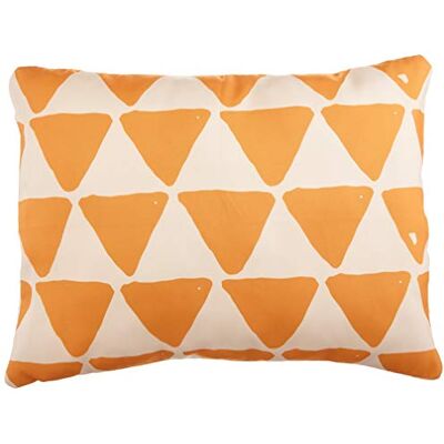 Bonamaison dekorativt kuddöverdrag, orange-Off vit prydnadskudde, heminredning örngott för vardagsrum, soffa, sovrum, storlek: 45 x 60 cm designad och tillverkad i Turkiet Bonamaison dekorativt kuddöverdrag, orange-Off vit prydnadskudde, heminredning örngott för vardagsrum, soffa, sovrum, storlek: 45 x 60 cm designad och tillverkad i Turkiet