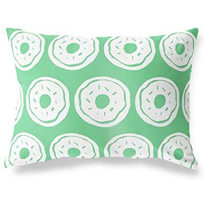 Bonamaison dekorativt kuddöverdrag, bensin grön-vit prydnadskuddöverdrag, heminredning örngott för vardagsrum, soffa, sovrum, storlek: 45 x 60 cm designad och tillverkad i Turkiet Bonamaison dekorativt kuddöverdrag, bensin grön-vit prydnadskuddöverdrag, heminredning örngott för vardagsrum, soffa, sovrum, storlek: 45 x 60 cm designad och tillverkad i Turkiet