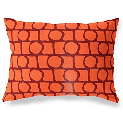 Bonamaison dekorativt kuddöverdrag, orange Bordeux prydnadskuddöverdrag, heminredning örngott för vardagsrum, soffa, sovrum, storlek: 45 x 60 cm Designad och tillverkad i Turkiet Bonamaison dekorativt kuddöverdrag, orange Bordeux prydnadskuddöverdrag, heminredning örngott för vardagsrum, soffa, sovrum, storlek: 45 x 60 cm Designad och tillverkad i Turkiet