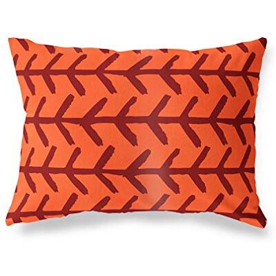Bonamaison dekorativt kuddöverdrag orange & bordeux, prydnadskuddöverdrag, heminredning örngott för vardagsrum, soffa, sovrum, storlek: 35 x 50 cm – designad och tillverkad i Turkiet Bonamaison dekorativt kuddöverdrag orange & bordeux, prydnadskuddöverdrag, heminredning örngott för vardagsrum, soffa, sovrum, storlek: 35 x 50 cm – designad och tillverkad i Turkiet