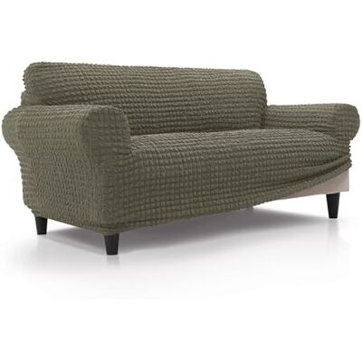FAVERTI ® Superstretchigt 3-sits sofföverdrag 180 till 230 cm BUFALI-modell Grön Perfekt överdrag för alla soffformer 3D Jacquard tyg kvalitetsskydd bomullskänsla FAVERTI ® Superstretchigt 3-sits sofföverdrag 180 till 230 cm BUFALI-modell Grön Perfekt överdrag för alla soffformer 3D Jacquard tyg kvalitetsskydd bomullskänsla