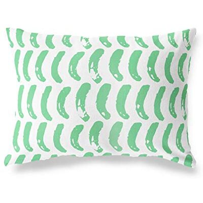 Bonamaison dekorativt kuddöverdrag, bensin grön-vit prydnadskuddöverdrag, heminredning örngott för vardagsrum, soffa, sovrum, storlek: 45 x 60 cm designad och tillverkad i Turkiet Bonamaison dekorativt kuddöverdrag, bensin grön-vit prydnadskuddöverdrag, heminredning örngott för vardagsrum, soffa, sovrum, storlek: 45 x 60 cm designad och tillverkad i Turkiet
