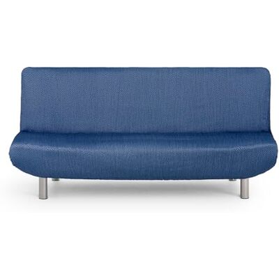 Eysa Ljus stretch sofföverdrag för soffa 3-sits click-clac färg blå Eysa Ljus stretch sofföverdrag för soffa 3-sits click-clac färg blå
