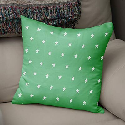 Bonamaison dekorativt kuddöverdrag bensingrönt och vitt, prydnadskuddöverdrag, heminredning örngott för vardagsrum, soffa, sovrum, storlek: 43 x 43 cm designad och tillverkad i Turkiet Bonamaison dekorativt kuddöverdrag bensingrönt och vitt, prydnadskuddöverdrag, heminredning örngott för vardagsrum, soffa, sovrum, storlek: 43 x 43 cm designad och tillverkad i Turkiet
